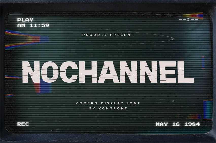 Nochannel Font