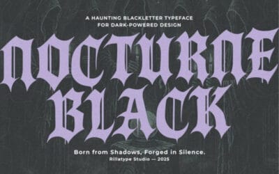 Nocturne Black Font