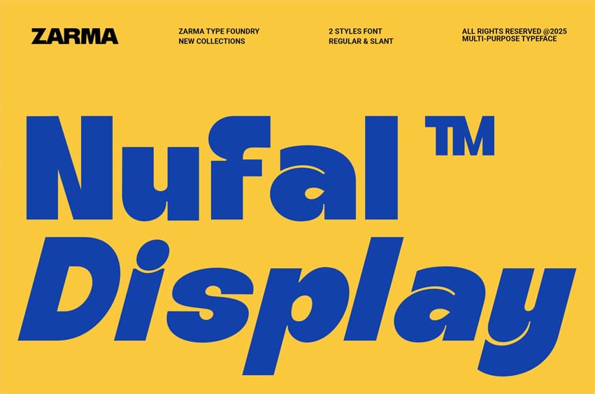 Nufal Display Font