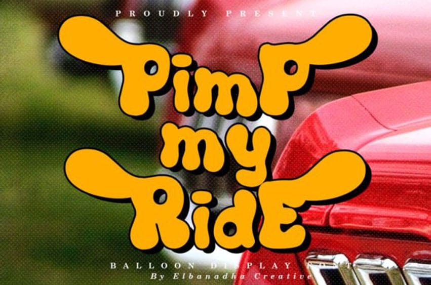Pimp My Ride Font
