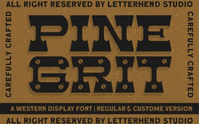 Pine Grit Font