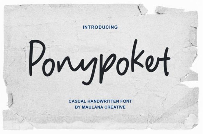 Ponypoket Font