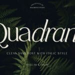 Quadrant Font