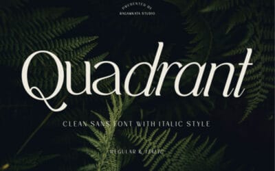 Quadrant Font
