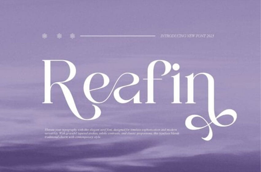 Reafin Font
