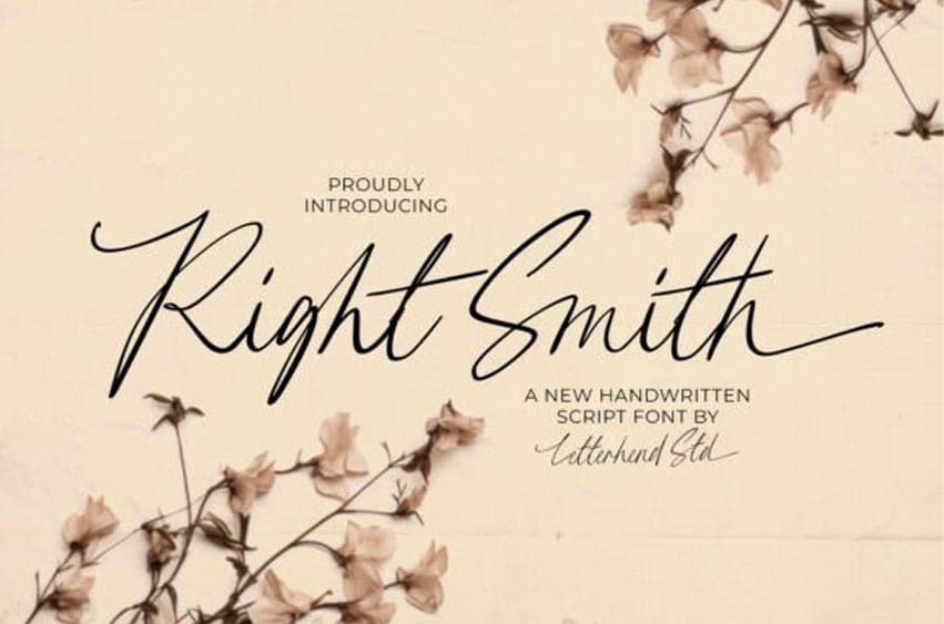 Right Smith Font