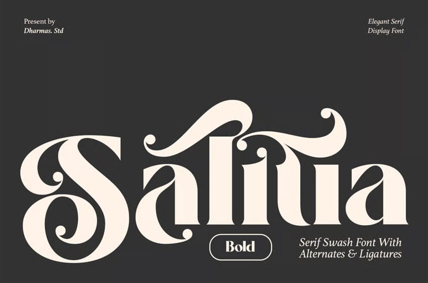 Salitia Bold Font