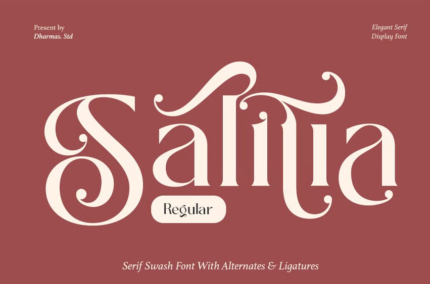 Salitia Serif Font