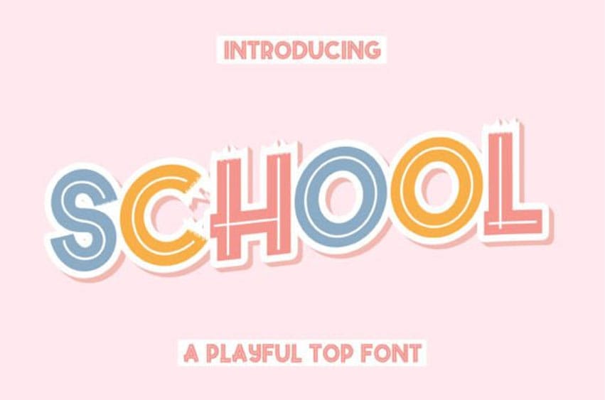 School Font