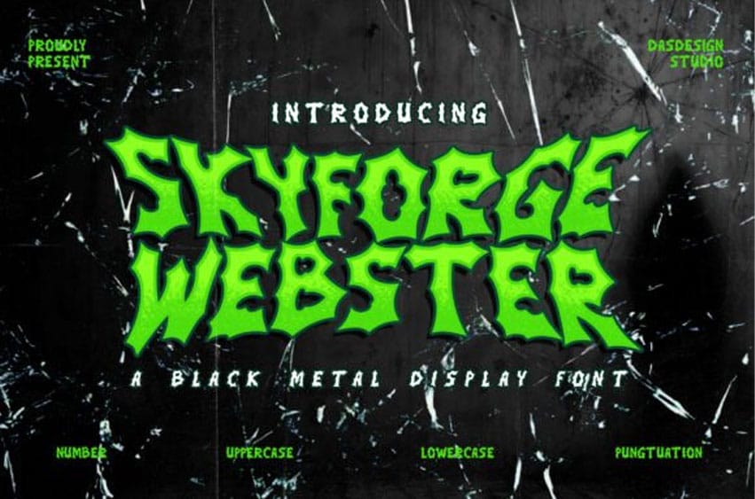 Skyforge Webster Font