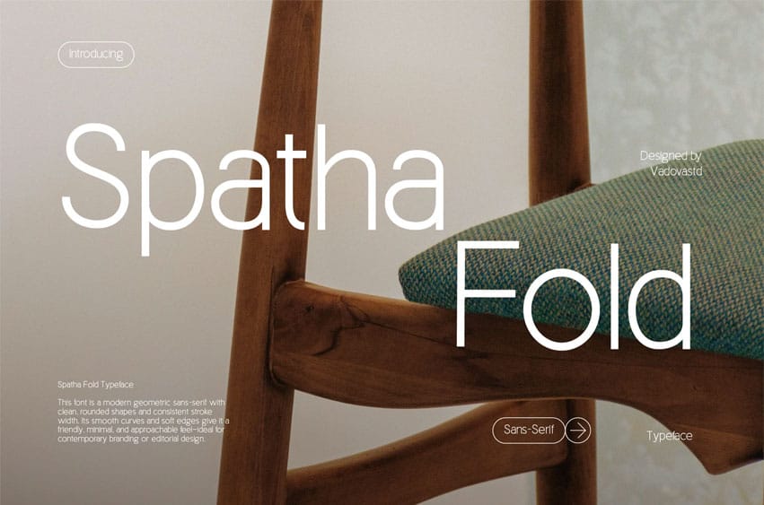 SpathaFold Font