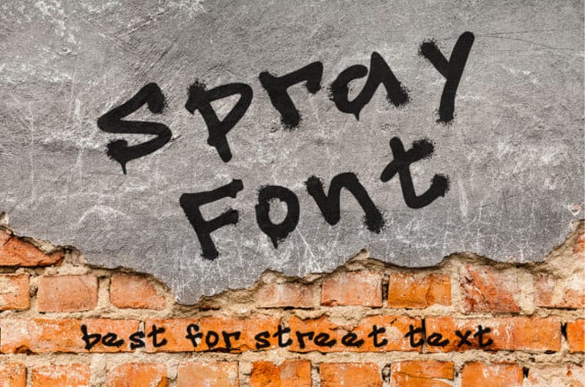 Spray Font