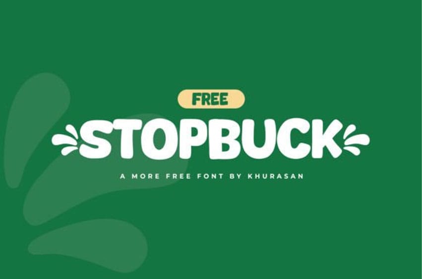 Stopbuck Font