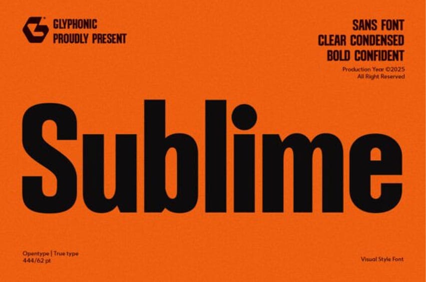 Sublime Font