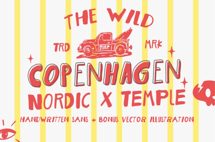The Wild Copenhagen Font