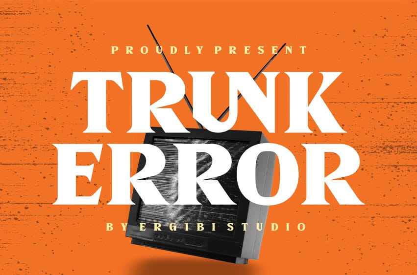 Trunk Error Font
