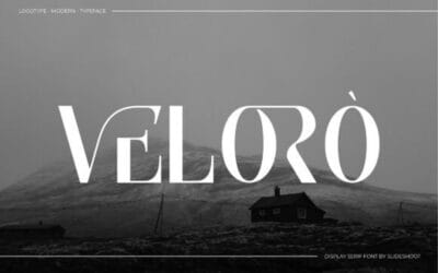 Veloro Font