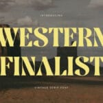 Western Finalist Font