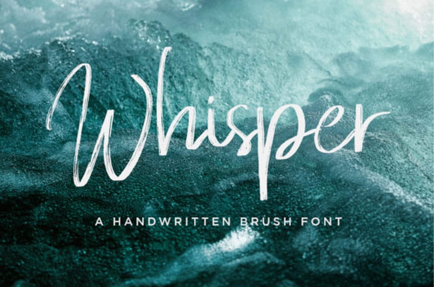 Whisper Brush Font