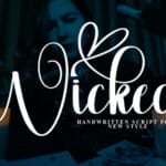 Wicked Script Font