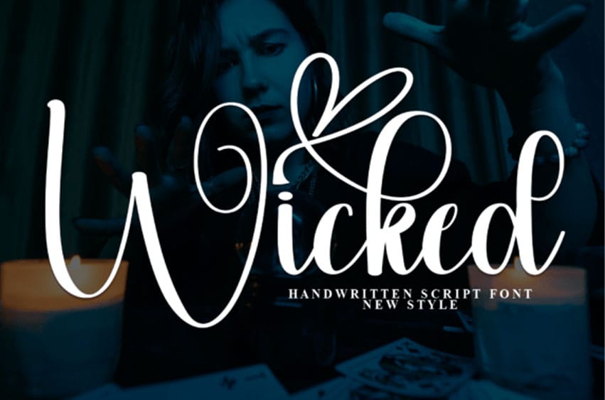 Wicked Script Font