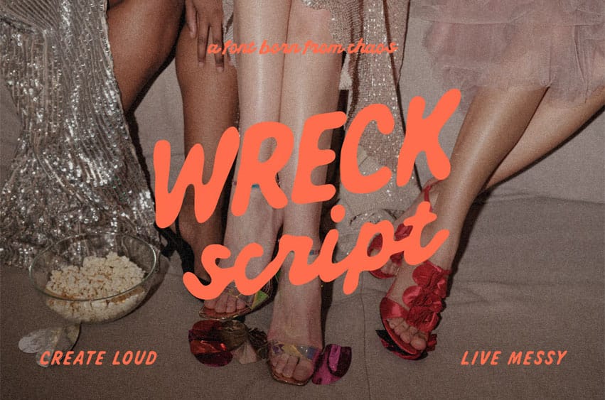 Wreck Script Font