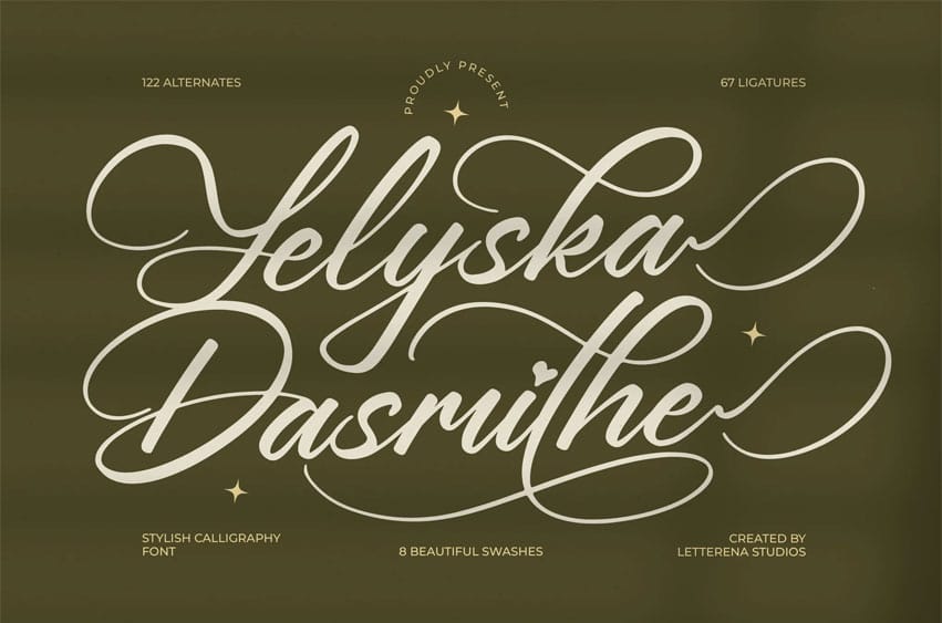 Yeliska Dasmithe Font