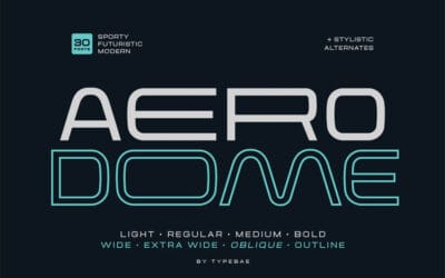 Aerodome Font