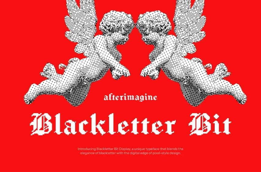 Blackletter Bit Font