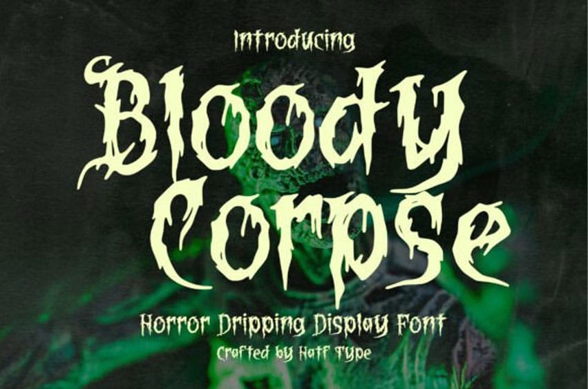 Bloody Corpse Font