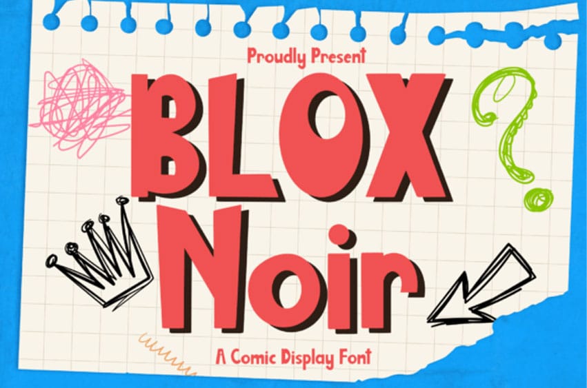 Blox Noir Font