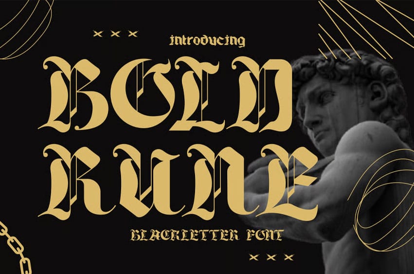 Bold Rune Font