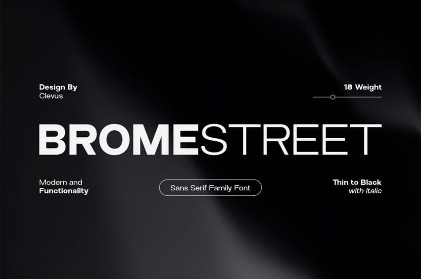 Brome Street Font
