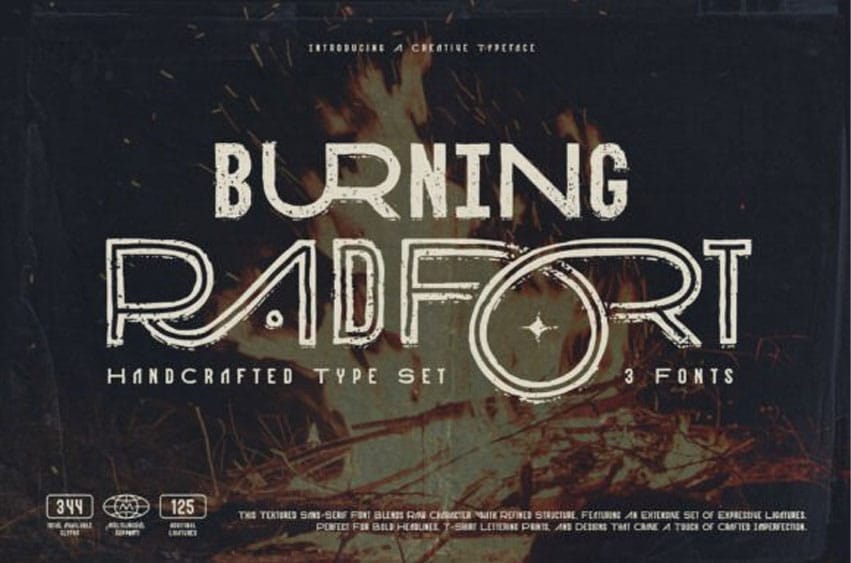 Burningradfort Simple Font