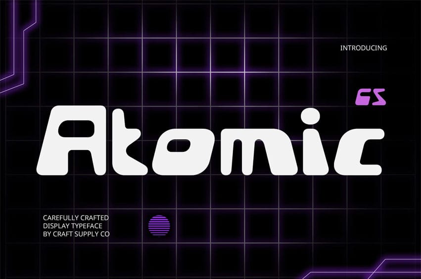 CS Atomic Font