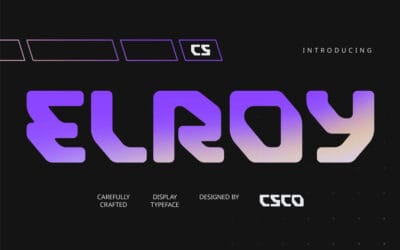 CS Elroy Font