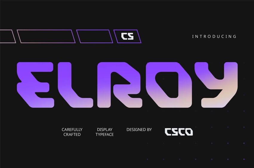 CS Elroy Font
