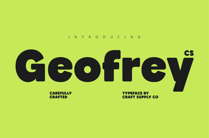 CS Geofrey Font
