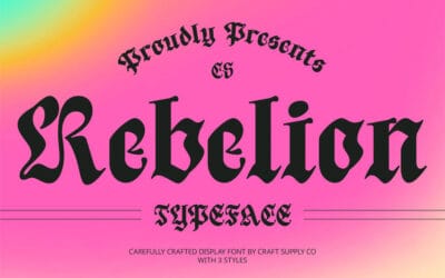 CS Rebelion Font