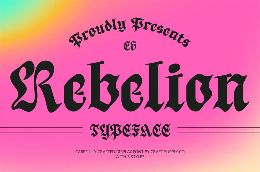 CS Rebelion Font