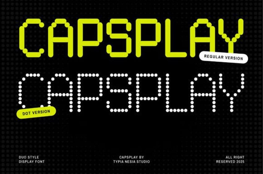 Capsplay Font
