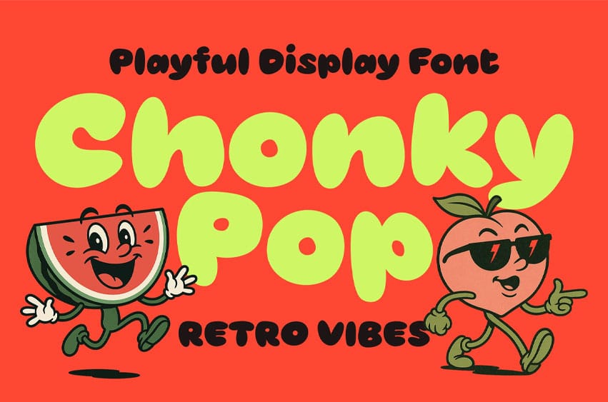 Chonky Pop Font