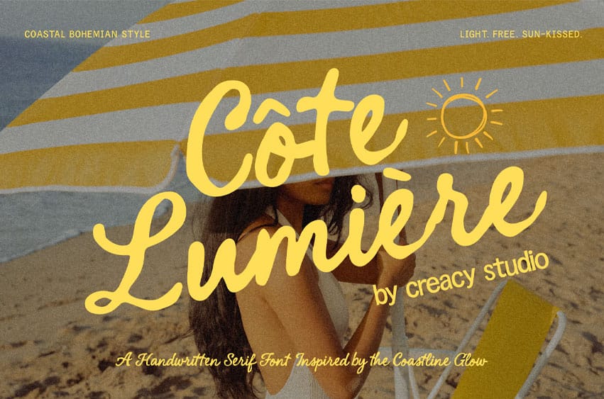 Côte Lumière Font