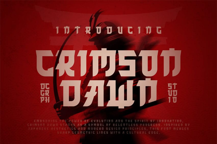 Crimson Dawn Font