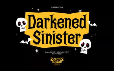 Darkened Sinister Font
