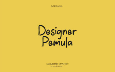 Designer Pemula Font