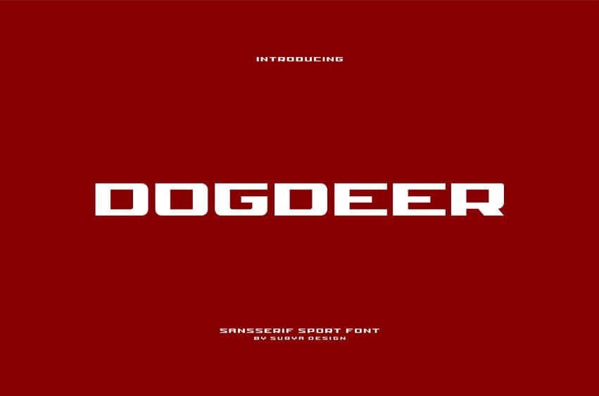 Dogdeer Font