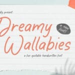 Dreamy Wallabies Font