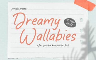 Dreamy Wallabies Font