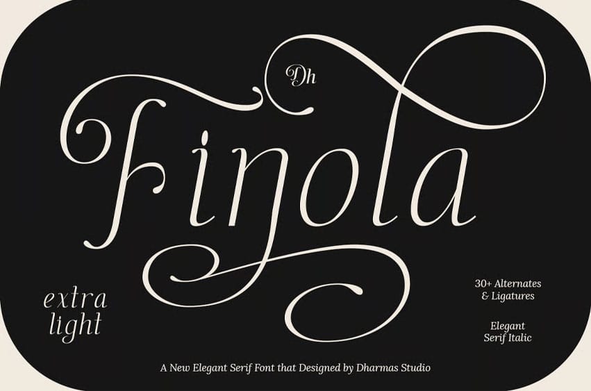 Finola Extra Light Font